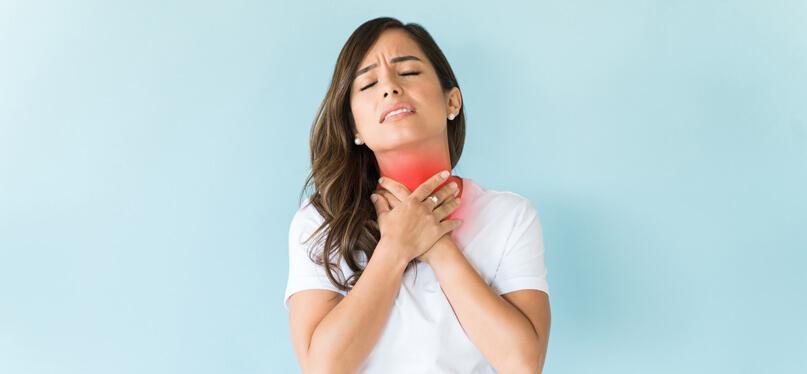 Pain with swallowing (Odynophagia)